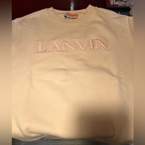 Lanvin light pink sweatshirt